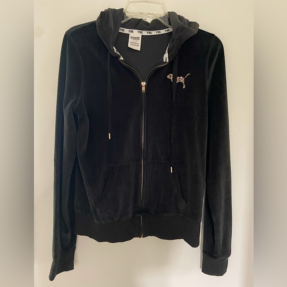PINK Sequin Velour Jacket